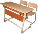 Inci Double School Desk With Panell